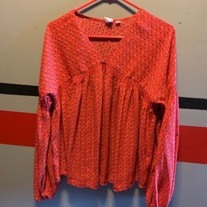 Gap Small Floral Blouse